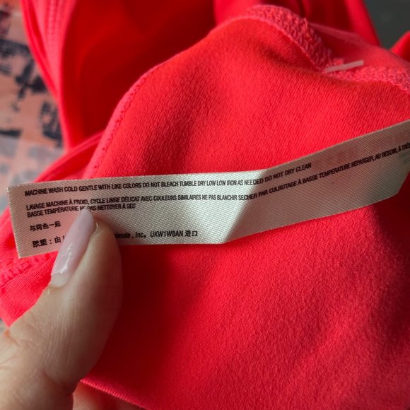 NWT Free People Movement High Rise Infinity Legging Small Neon Coral - Picture 11 of 11